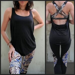NWOT Lululemon Black Tank Flowy Top
